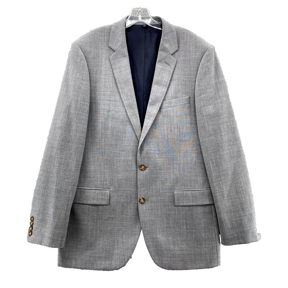 J.Crew Thompson Blazer Men's 42L Gray Wool Sport Coat Classic Business Corpcore